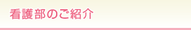 看護部のご紹介