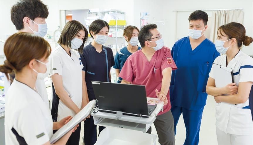 急性期ケアの要となり命も心も支える